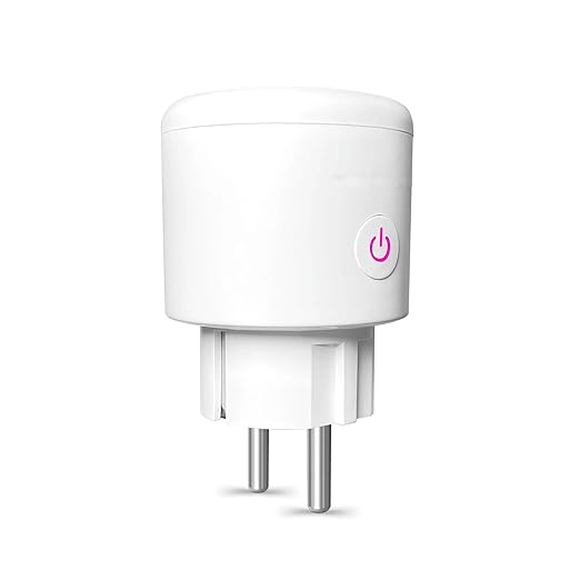 20A Tuya WiFi Smart Plug EU with Power Monitor Function Smart Life App Remote Control Socket Outlet -1 Pc