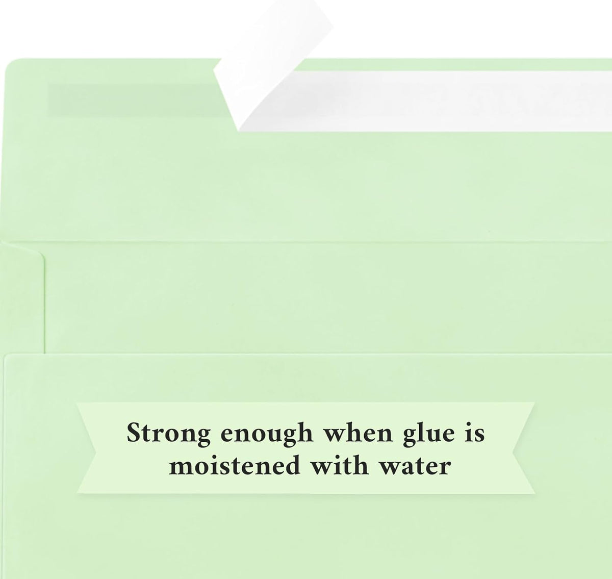 100 Pack #10 Business Envelopes, Light Green Standard Envelopes Self Seal, Letter Size Mailing Envelopes for Checks Letters Invoices Christmas Birthday Graduation Wedding, 4 1/8 x 9 1/2 Inch