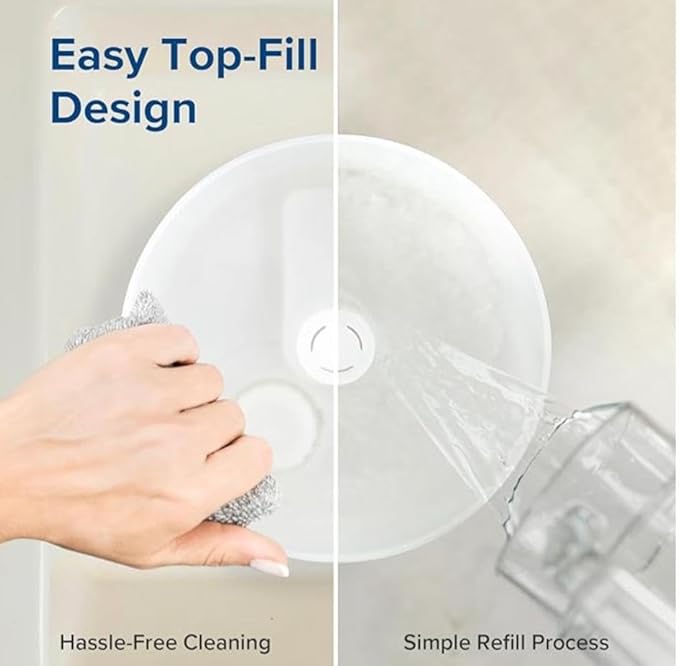 300ML Air Humidifier & Aroma Diffuser Home Fragrance Room Decor Essential Oil Diffuser Humidifiers for Bedroom Cool Mist 7 LED Light Car Air Freshener (Light Wood-1)