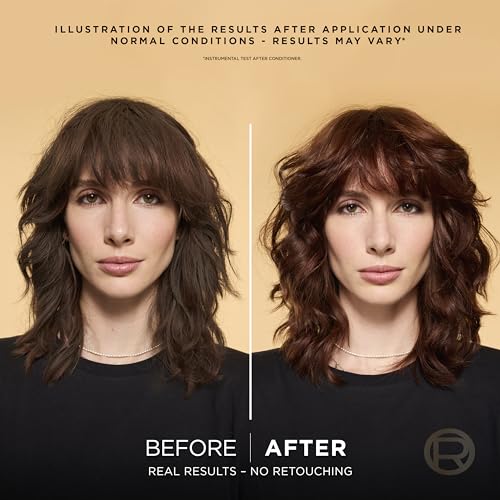 L'Oreal Paris Superior Preference Fade-Defying + Shine Permanent Hair Color, 6AM Light Amber Brown, Pack of 1, Hair Dye