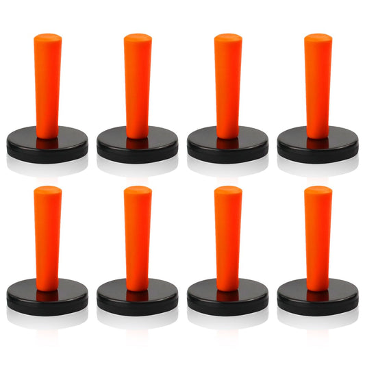 Car Wrap Gripper Magnets Holder Tint Tool, Auto Magnetic Position Tool Vinyl Film Magnet Fixators for Car Wrapping, Sign Vinyl, Window Tint & Crafts Sign Making Vinyl Tools (Orange-8PCS)