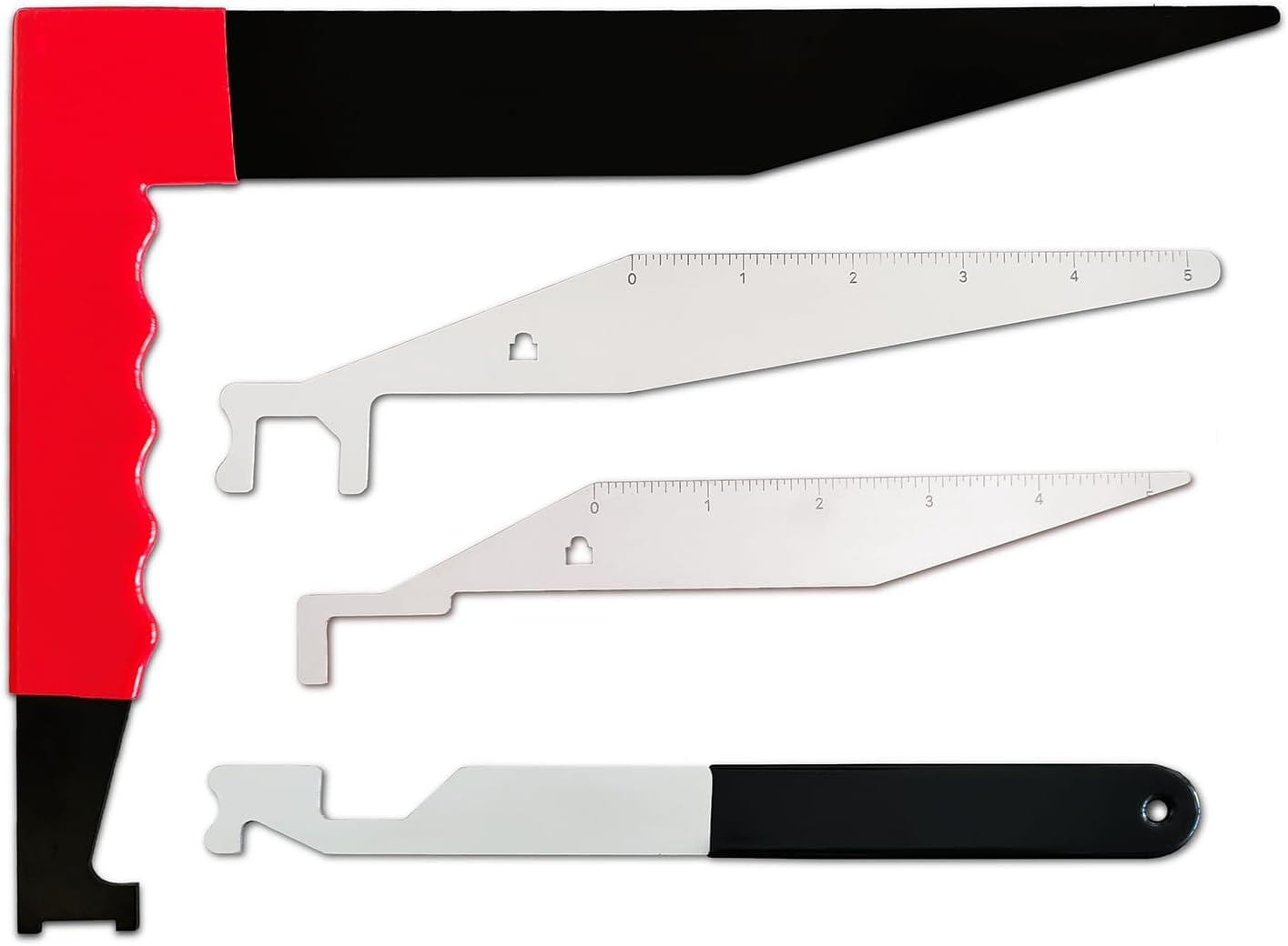 Heavy-Duty Firefighting Multi-Tool Kit: 4-Piece Chaos Bar & Pry Bar Set | Ultimate Portable Tool for First Responders, Tactical Warehouse & Residential Rescue Operations