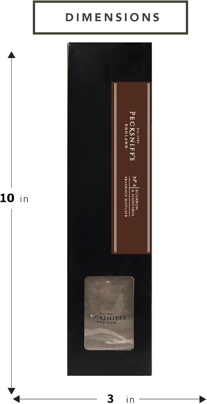 Pecksniff's Bourbon & Mandarin Diffuser | 100 ml/3.38 Fl Oz