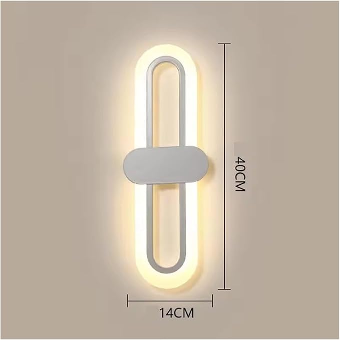 Modern Minimalist Living Room Background Wall Led Three-Color Light-Changing Wall Lamp Simple Aisle Balcony Lamp