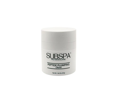 SubSpa Peptide Plumping Cream – Doctor-Developed Anti-Aging Moisturizer with Peptides, Hyaluronic Acid & Resveratrol – Hydrates, Firms & Smooths Fine Lines – 1.66 oz