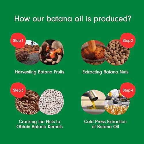 Dersie Batana Oil for Hair Growth: Dr Sebi Organic Raw Batana Oil from Honduras - 100% Pure & Natural - For Thicker & Stronger Hair - 4 FL OZ
