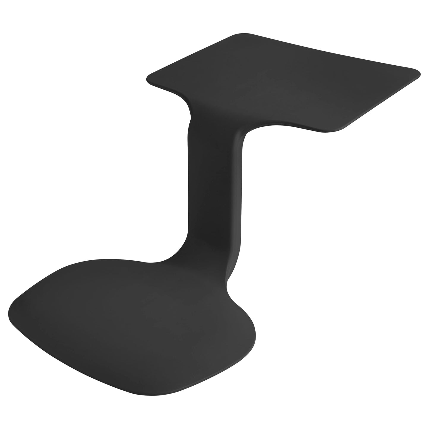 ECR4Kids The Surf Portable Lap Desk, Flexible Seating, Black