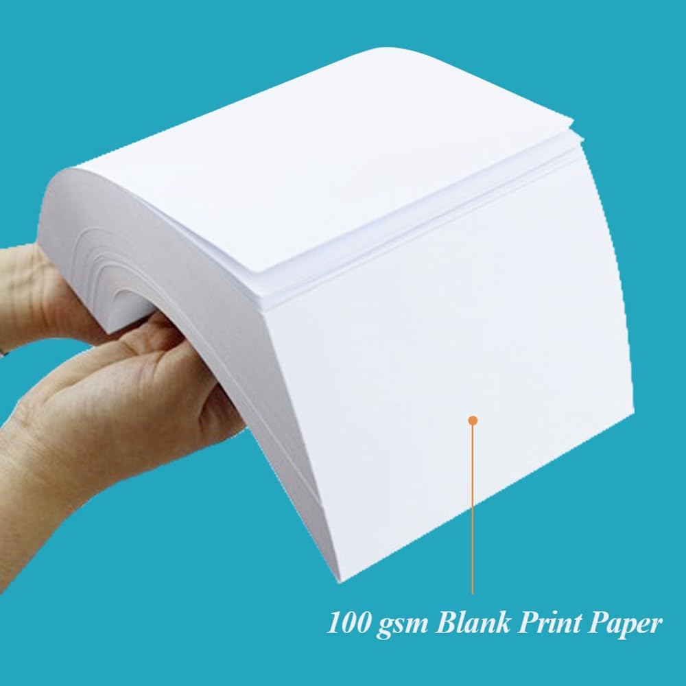 (3-Pack) 11" x 17" Blank Print Paper, 135Sheets/270Pages Copy Paper, DIY Template Printing in Office, 100gsm Blank Paper