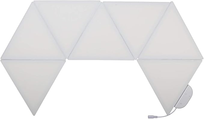 Koozam Smart Wall LED Light Panels | Create Customized Art Wall Decor & Watch As The Sound Activated Tiles Change Color with Music | WiFi Lighting Lamp Kit Compatible with Alexa Google Home
