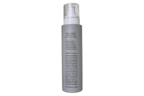 Poppin Oils 10 Outta 10 It's a Win Vegan 3-in-1 Oil Hair, Skin & Nails – Made with Manuka & Chamomile for Sensitive Skin in a 4oz Glass Bottle