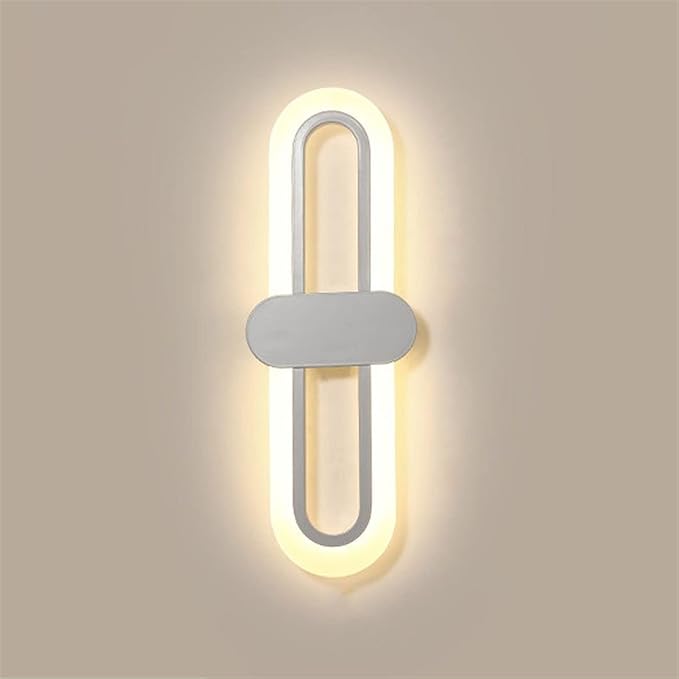 Bedroom Bedside Modern Minimalist Living Room Background Wall Led Three-Color Light-Changing Wall Lamp Simple Aisle Balcony Lamp,Light