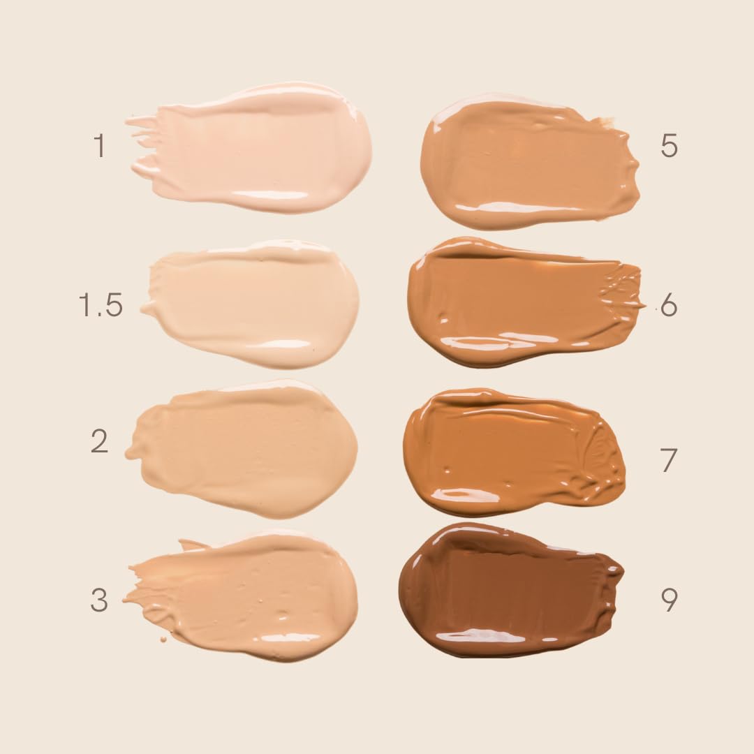HAN Skincare Cosmetics Serum CC with SPF 30 I Vegan I Cruelty-Free I Waterless (Shade 1.5)