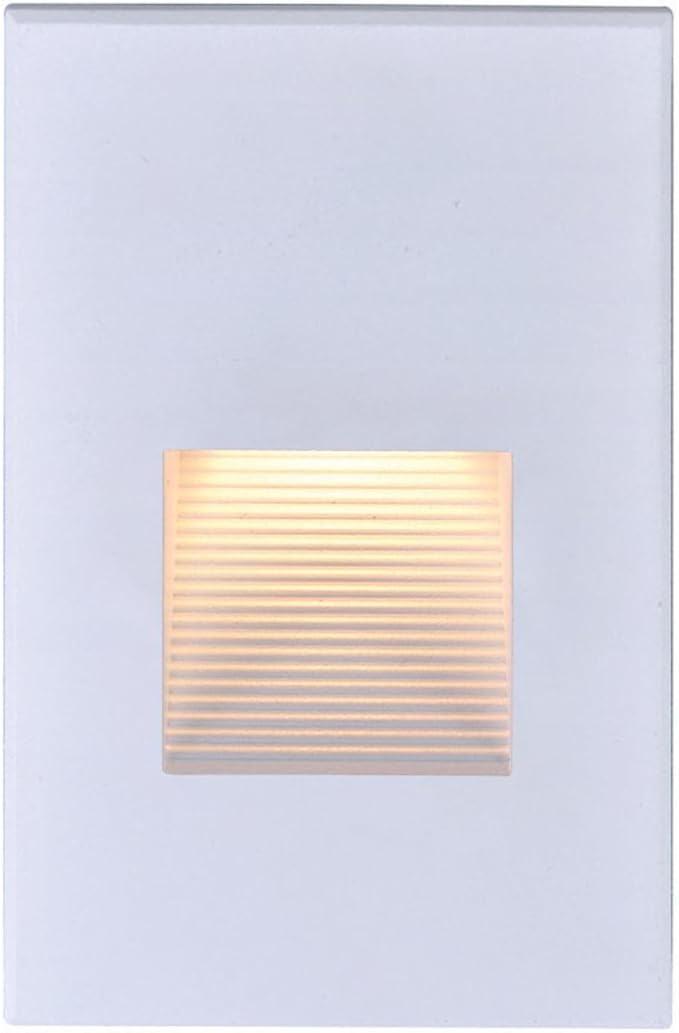 Ciata Indoor/Outdoor 3 Watt Vertical Stair/Step Light, 3000K, Hardwired, 220 Lumens, Wet Location use, Warm White, Vertical, 277V, CRI 80 for Step Lighting, Stair, Patio- White Finish