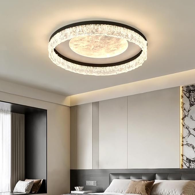 Pendant Lights, Nordic Decoration Home Bedroom Decor Smart led Lamps Ceiling Lights for Living Room Indoor Lighting lamparas(I Style,Warm White)
