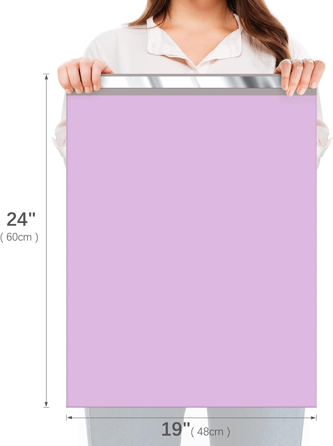 Fuxury Large Poly Mailers 19x24 Inch 50 Pcs, Waterproof Shipping Bags for Clothing, Strong Adhesive Shipping Envelopes for Small Business Suppliers, Self Seal Mailers Poly Bags Mailing Bags Purple