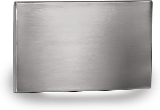 WAC Landscape Lighting, LEDme 120V LED Horizontal Scoop Indoor and Outdoor Step and Wall Light 3000K Built-in LED in Brushed Nickel
