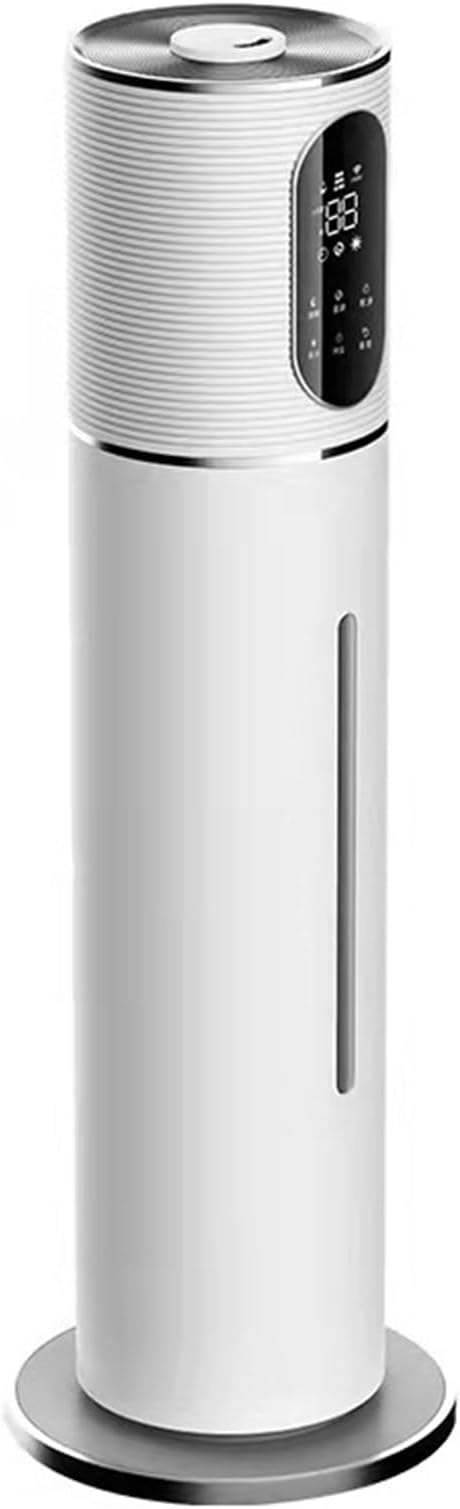 Floor-Standing Air Humidifier for Home Living Room and Bedroom with Water Pump Smart WiFi Humidifier Large Capacity Large Mist Volume UV Purification Atomizer(White)