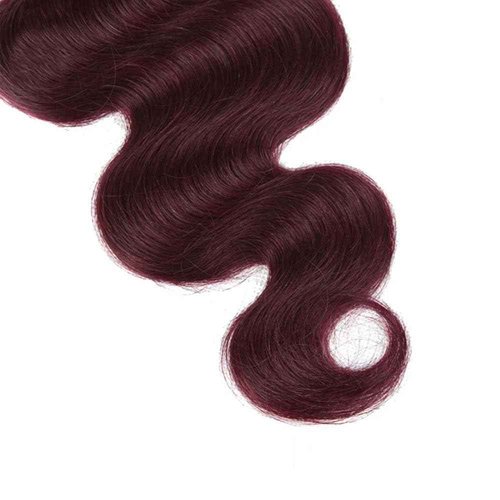 Giginger Bundles Human Hair Burgundy 99J Body Wave Human Hair Bundles 22 24 26 inch Wine Red Unprocessed Quick Weave Soft Sewn In Hair Extensions for Black Women