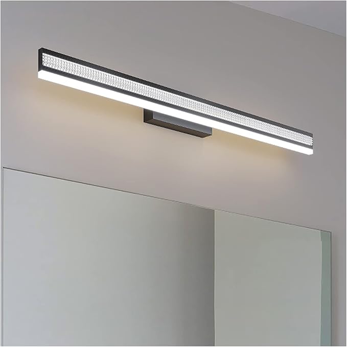 Vanity Lighting Simple 41/61/81cm Mirror Front Lights Creative Home Fashion Art Apartment Bathroom Waterproof Fog Moisture-Proof Dressing Table Makeup Energy-Saving Led Lights Bath