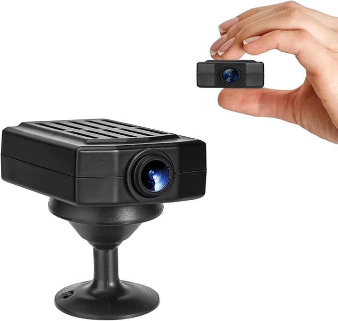 64GB Mini Security Camera,1080P Nanny Video Cam Dome Camera with Motion Detection, 3H Battery for Pet/Nanny Surveillance(Not WiFi)