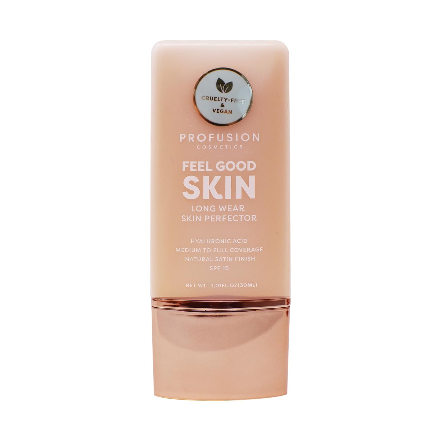 Profusion Cosmetics Lightweight Liquid Foundation for a Flawless and Elegant Radiance, Breathable Makeup for Improves Uneven Skin Tone, Cruelty-Free - Fair 3