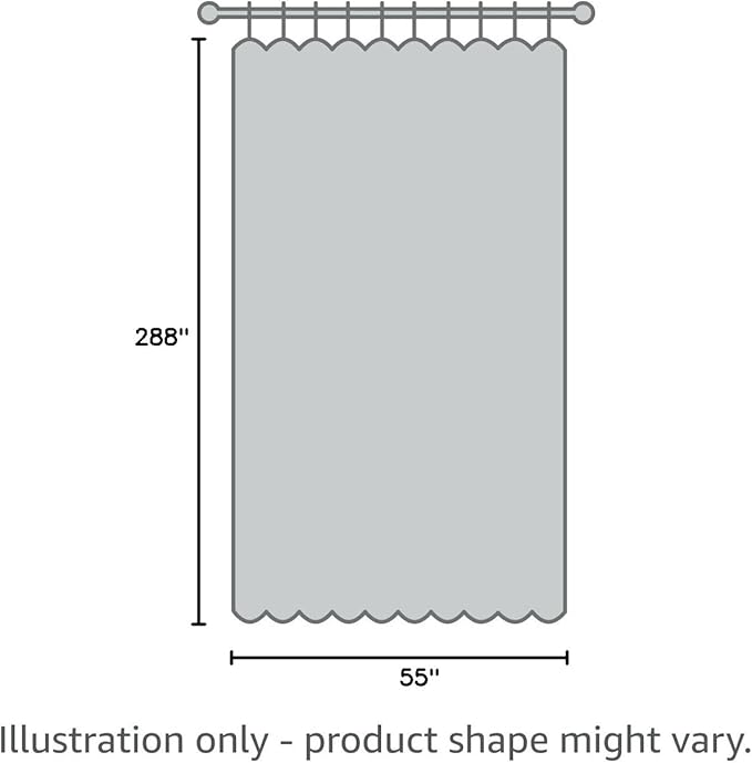 LinenZone Sage Green Window Scarf Valance in 288 Inch Size. Use Window Scarves as Canopy Bed or Backdrop Curtains, Curtain Scarf, or Sheer Fabric for Draping. (Amazing 55 x 288, Sage)