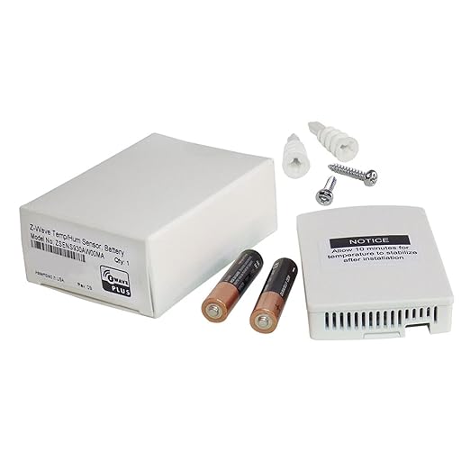 Trane Part# ZSENS930AW00MA Wireless Remote Indoor Z-Wave Temperature/Humidity Sensor use with Nexia HVAC ComfortLink Control System, Wi-Fi thermostats, Controllers or Zone Sensor