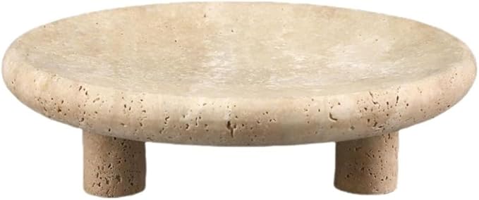 Modern Style Marble Tray Organizer - Modern Stone Decoration for Living Room, Dining Table, Office - Stylish Key and Jewelry Holder(Beige13)