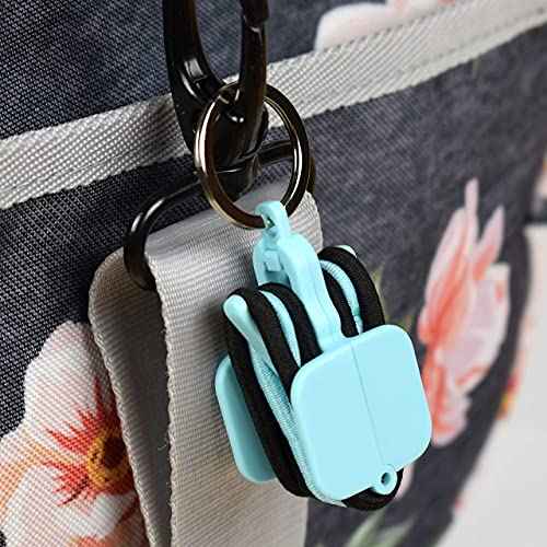 Portable Holder: Stylish Hair Tie Organizer With 3 Bonus Ties
