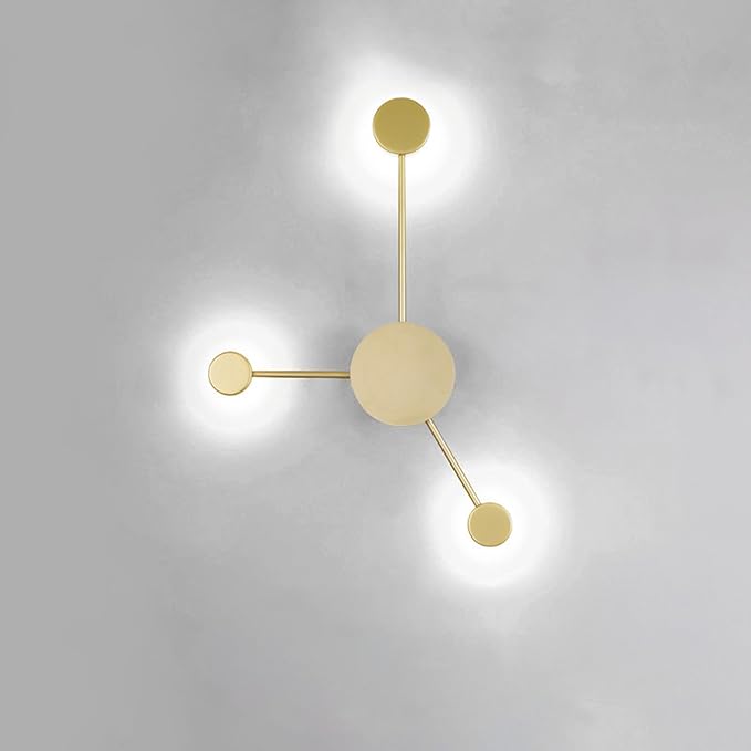 Lights LED Modern Indoor Nordic Circle Background Creatively Decorative Acrylic for Living Room Bedroom