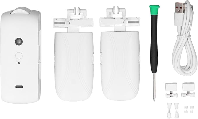 Curtain Opener - Automatic Remote Control for UI Shaped S, Curtain Motor & Controller, Easy Installation, Quiet, for Home Automation