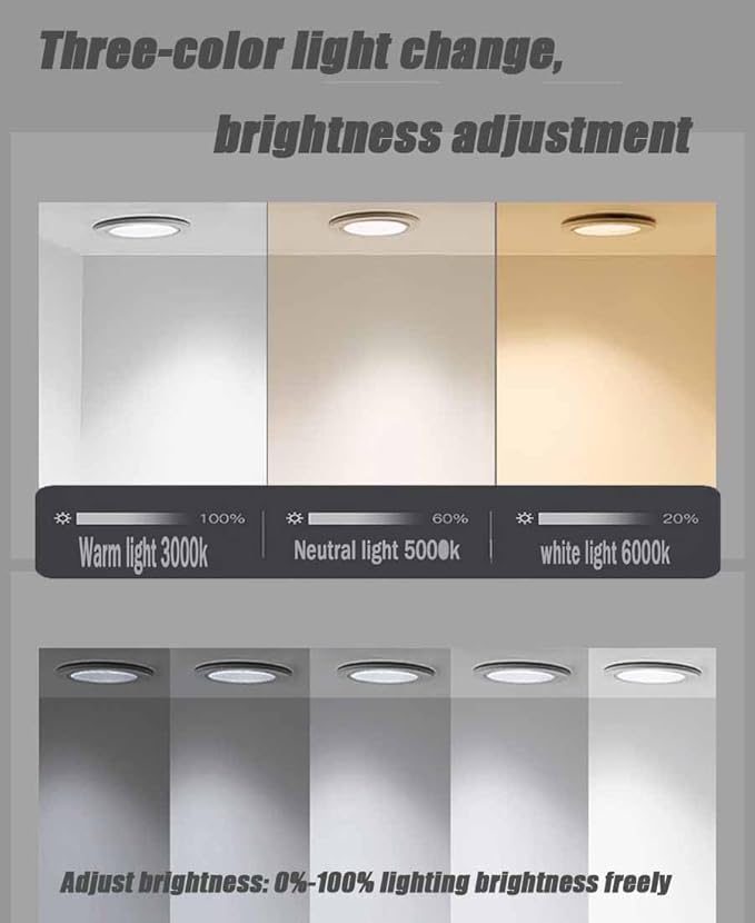 Half Moon LED Bathroom Mirror, Frameless Backlit Wall Mirror, Anti-Fog Smart Vanity Mirror,3 Colors Lights Dimmable Brightness and Time,Touch Switch (Right Semicircle, 100 * 70)