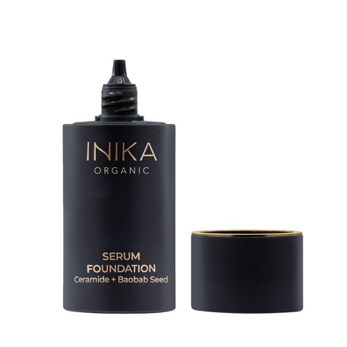 Organic Serum Foundation | Vegan, Buildable Coverage, Weightless Second Skin Feel, Transfer Proof with Skincare Ingredients in Sustainable Packaging. Gratitude 25ml