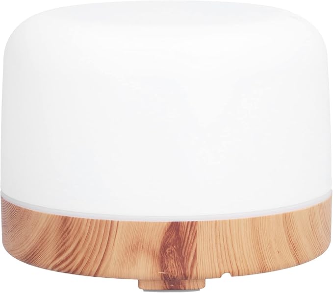 Air Humidifier, LED Essential Oil Diffuser Save Space with Color Changing Ambient Light for Home for Bedroom(#2)