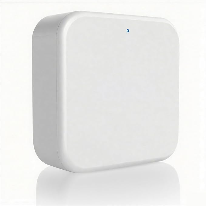 G2 Wi-Fi Gateway Bluetooth Gateway for TTLock, Bluetooth Keyless Entry Electronic Door Lock Wi-Fi Bridge, G2 Hub, Remote Control Smart Fingerprint Lock, Work with Alexa Voice Control, White