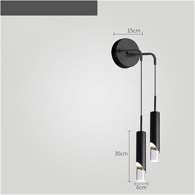 Modern Led Decorative Items Compatible with Home Tri-Color Light Source Dining Room Lights Dorm Room Decor Lamp(Gold,30 * 6cm)