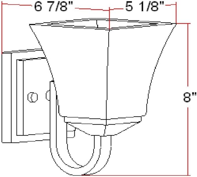 Design House 587733 Torino Traditional 1-Light Indoor Dimmable Up/Down Mount Bathroom Vanity Light with Frosted Glass for Hallway Foyer, Satin Nickel