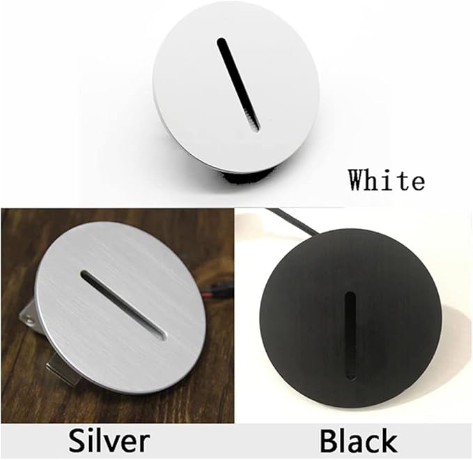 TTPP 1W LED Recessed Wall Lamp Stair Light AC85-265V Step Light Indoor Recessed Staircase Lamp Stairway Corridor Wall Foot Lamp Sconce Lights-WarmWhite-White