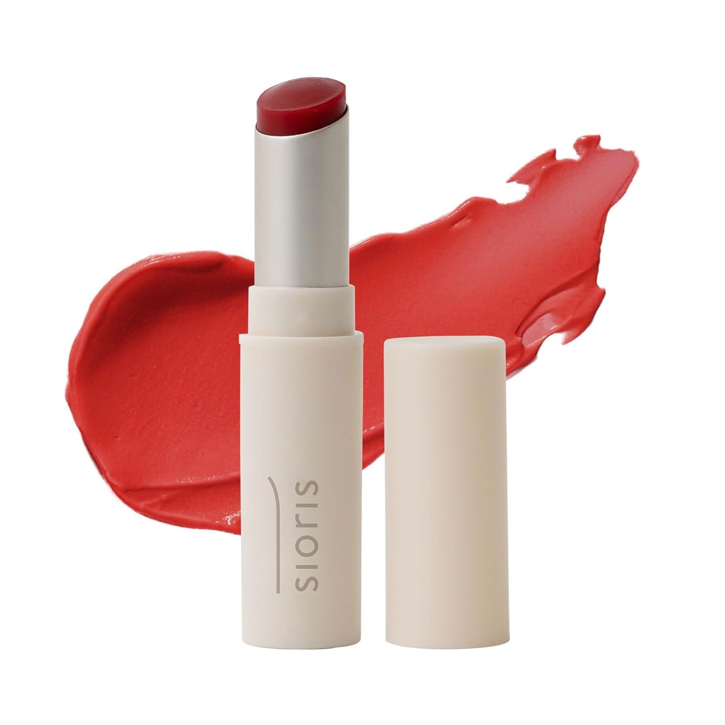 Lip Butter - Lipsafer Color Balm Reddish, Nourishing Lip Care with CupuaÃ§u Seed Oil & Camellia Oil, Petrolatum-Free, Dye-Free, Fragrance-Free