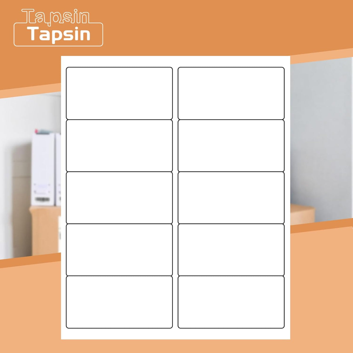 10up Shipping Address Labels, 2 X 4 Labels, Compatible Laser/Inkjet Printer, 5163/18163 Templates Available (2500 Sheets -25000 Labels)