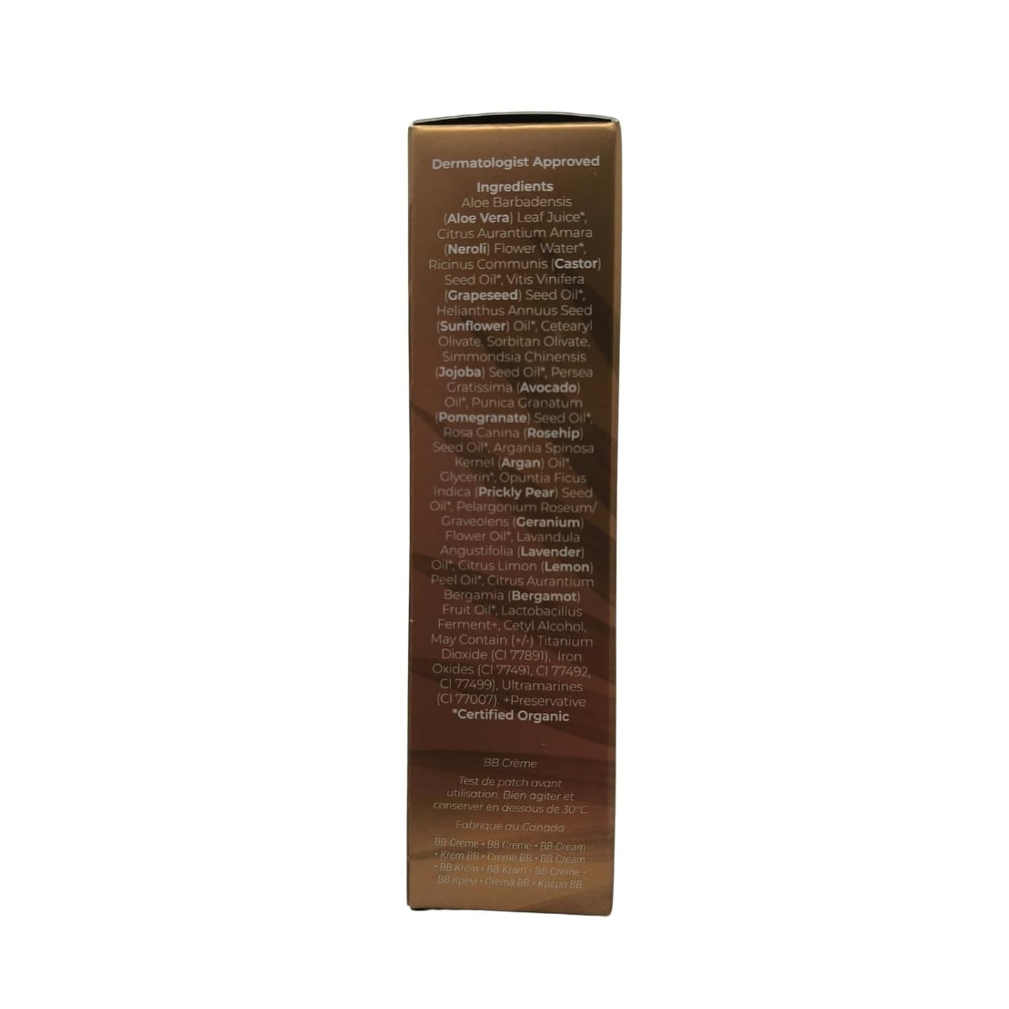 INIKA Organic BB Cream Foundation - Vegan Makeup with Hydrating Prickly Pear, Jojoba, and Pomegranate Seed Oil - Lightweight, Radiant BB Glow for Balanced Skin Tone, Cream 1 fl oz