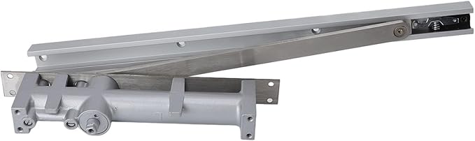 Zerodis Adjustable Safety Spring Hydraulic Door Closer 90° for Commercial and Residential, Made of Premium Zinc Alloy, Prevents Slamming, Suitable for Doors up to 222KG with a Width of