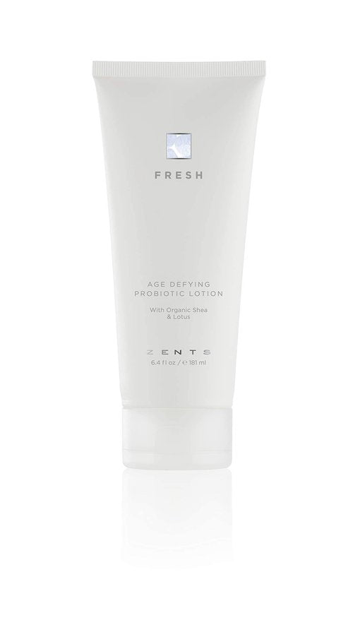 Zents Body Wash and Lotion Set (Fresh), Ageless Aloe Moisture Wash, Age Defying Probiotic Body and Hand Lotion, Cleanse, Moisturize and Nourish Dry Skin, A Powerful Skin Healing Duo