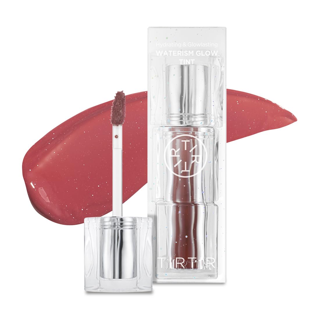 TIRTIR Waterism Tinted Lip Gloss #03 Sand Mond, 0.14 Fl Oz â Kiss Ready Lipgloss, 12H Long Lasting Non Sticky Natural Tinted Glow Korean Multiuse Cheek and Lip Tint for Women gift