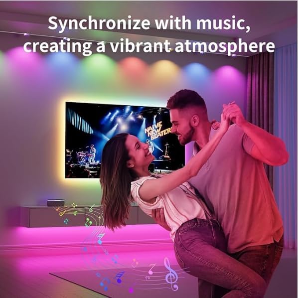 Permanent Outdoor Lights 100FT RGB+IC Smart String Lights for House, App & Remote Control, Waterproof IP67 LED Eaves Lights, Music Sync, 212 Scene Modes, Outdoor Christmas Patio Roof Decor