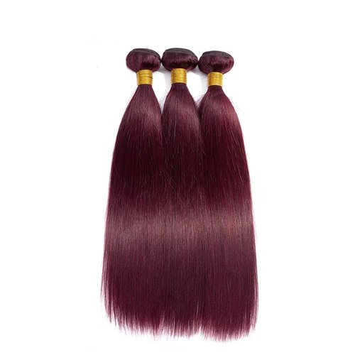Condescension Human Hair Bundles Burgundy 99J Straight Human Hair Bundles 16 18 20 inch Unprocessed Brazilian Virgin Quick Weave Hair for Black Women