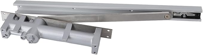 Zerodis Adjustable Safety Spring Hydraulic Door Closer 90° for Commercial and Residential, Made of Premium Zinc Alloy, Prevents Slamming, Suitable for Doors up to 222KG with a Width of