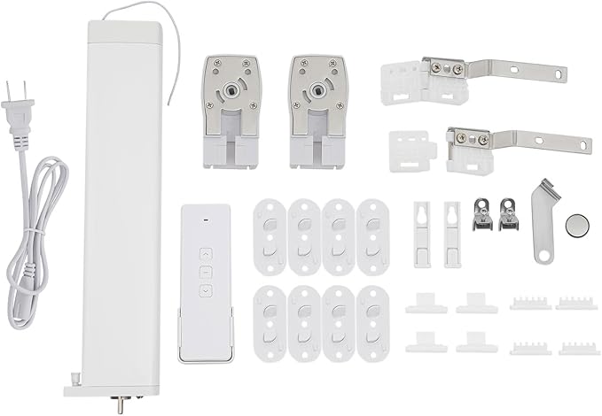 Electric Curtain Tracks, 13.78ft Motorized Curtain Rod System with 4 Control Methods, Voice Control,Timer & Memory Function, Automatic Curtain Opener Ceiling Track for 7.08-13.78ft