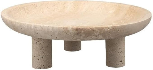 Modern Style Marble Tray Organizer - Modern Stone Decoration for Living Room, Dining Table, Office - Stylish Key and Jewelry Holder(Beige14)