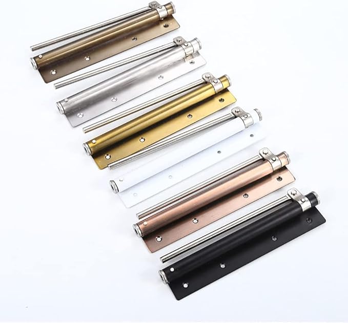 Automatic door closers,2Pcs Spring Loaded Door Closer,Automatic Adjustable Door Closing Mechanism,Stainless Steel Gate Closer,Durable Door Hardware For Office Door Home Improvement For Home Door (6 Co